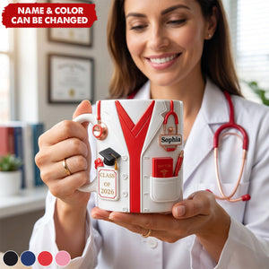 Doctor Class Of, Personalized Custom Coffee Mug, Gift For Doctors