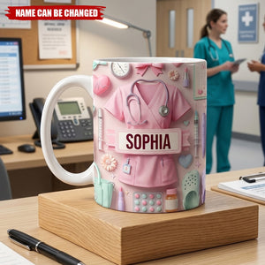 Heartfelt Gift for Dedicated Nurses - Personalized Coffee Mug