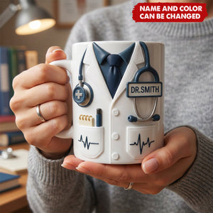 Professional Medical-Themed - Personalized Custom Coffee Mug, Gift for Doctors