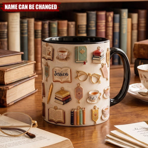 Book Lover - Personalized Custom Coffee Mug