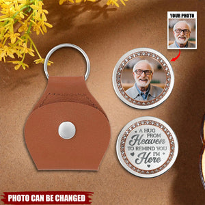 Personalized Pocket Hug Keychain for Gifts & Memorial Use