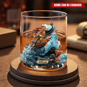 Everything Will Kill You so Choose Something Fun - Personalized Fishing Whiskey Glass