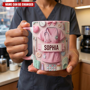 Heartfelt Gift for Dedicated Nurses - Personalized Coffee Mug