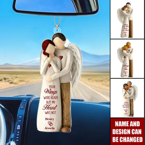 Always On My Mind Forever In My Heart - Personalized 1-Layer Acrylic Car Ornament