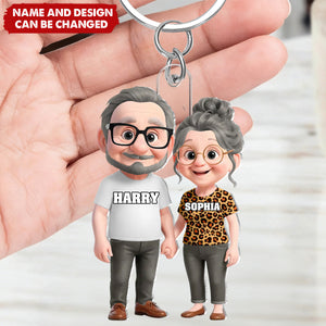 Love You For Life - Personalized Keychain, Gift for Couple, for Him, for Her