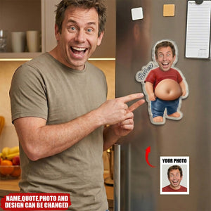 Taste Testing Is a Dad’s Duty - Personalized Acrylic Fridge Magnet, Father’s Day Gift for Dad, Husband, Grandpa