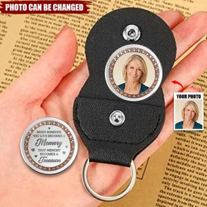 Personalized Pocket Hug Keychain for Gifts & Memorial Use