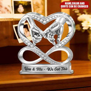 Linked By Love - Personalized Custom Shaped Acrylic Plaque