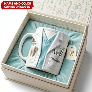 Tooth Scrubs - Personalized Custom Coffee Mug, Gift For Dentists
