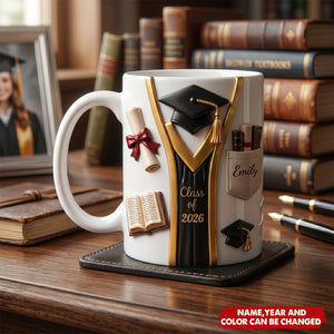 Class of - Personalized Custom Coffee Mug, Gift For Graduates and Students