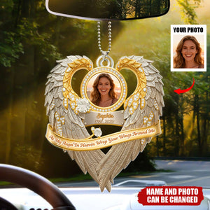 As My Angel In Heaven Wrap Your Wings Around Me, Car Hanging Ornament