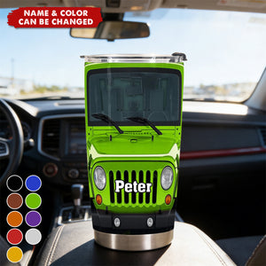 Customizable With Your Name Stainless Steel Tumbler,Gift For Car Enthusiasts