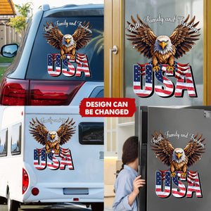 Faith Family Freedom Decal – Patriotic Car Sticker for America's 250th Year