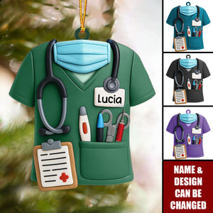 Celebrate Your Favorite Nurse With This Nurse Ornament - Personalized Acrylic Ornament