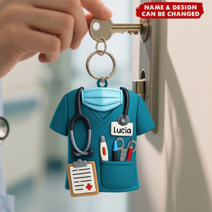 Celebrate Your Favorite Nurse With This Nurse Keychain - Personalized Keychain