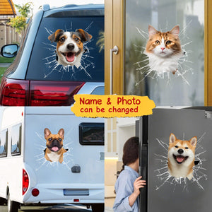 Custom Photo Decal - Personalized Gifts For Dog Cat Lovers