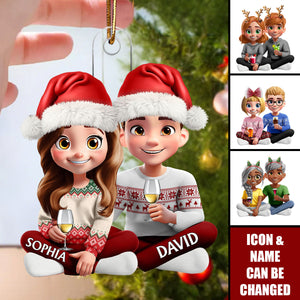 Couple Choose You To Be My Husband - Personalized Acrylic Ornament