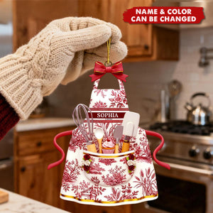 Baking Apron Ornament - Personalized Gifts For Cooking Lovers