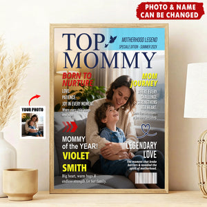 Personalized Mommy Magazine Cover – Custom Mom Gift, Mother’s Day Gift, Mom Birthday Gift Idea