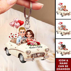 Our Journey Still Goes On - Personalized Keychain - Valentine's Gift For Him, For Her, For Couple