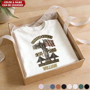 250th Anniversary - Personalized Shirt