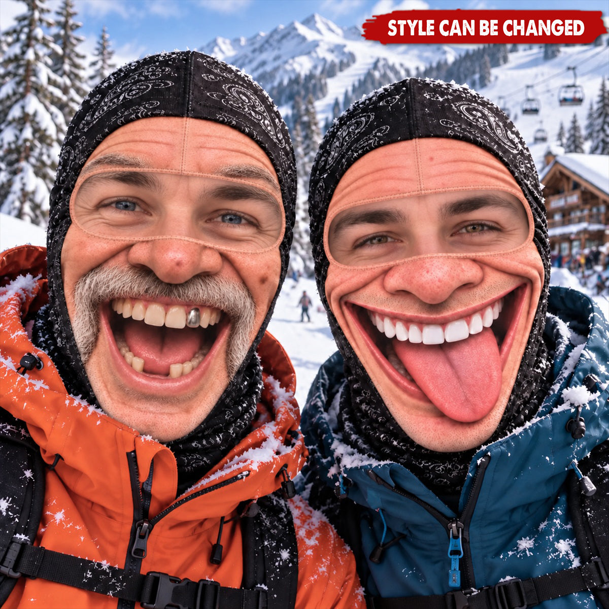 Custom Funny Ski Mask - Personalized Birthday Gifts For Ski Lovers - Powder To The People