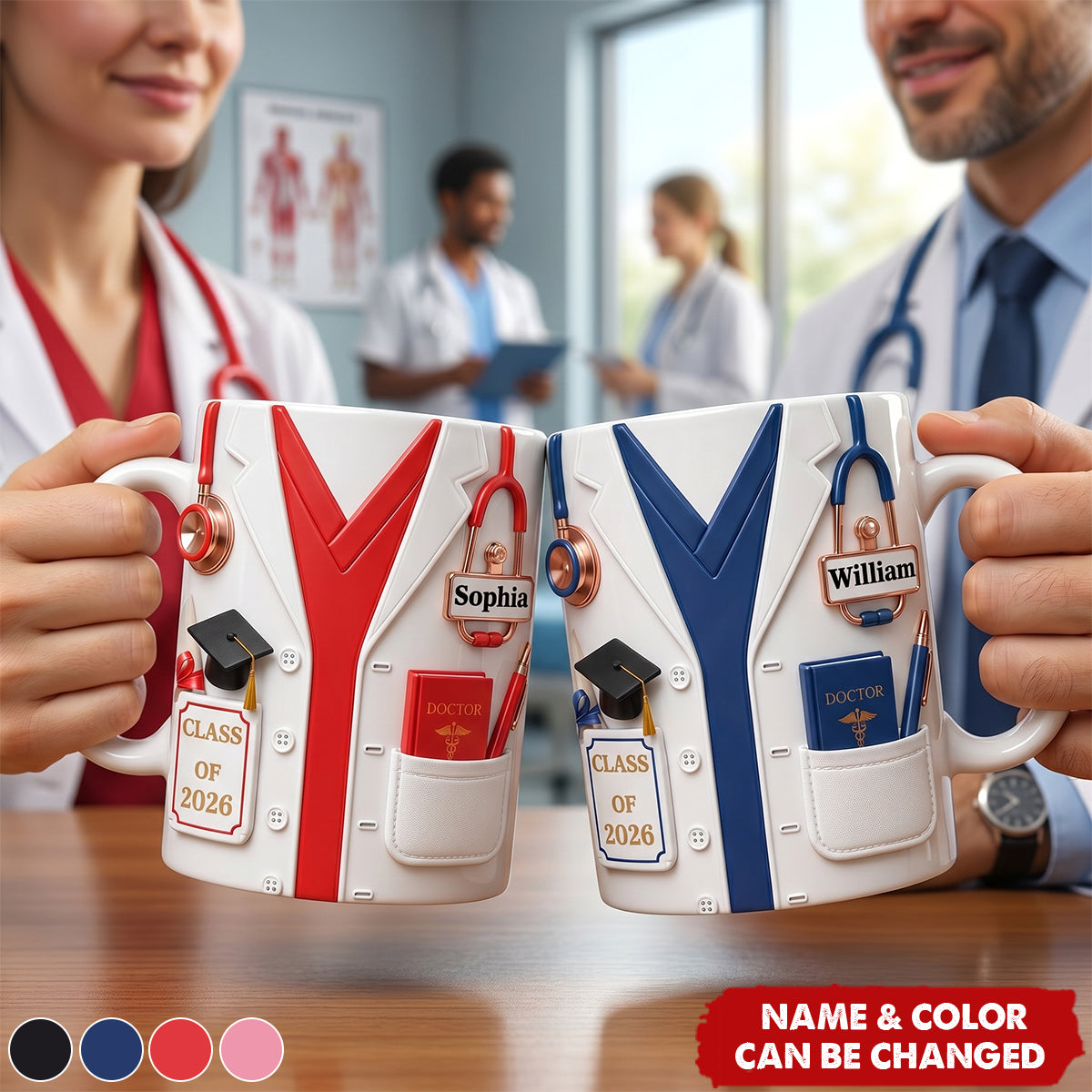 Doctor Class Of, Personalized Custom Coffee Mug, Gift For Doctors
