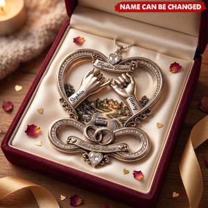 Infinity Love Car Ornament - Personalized Gifts For Couple