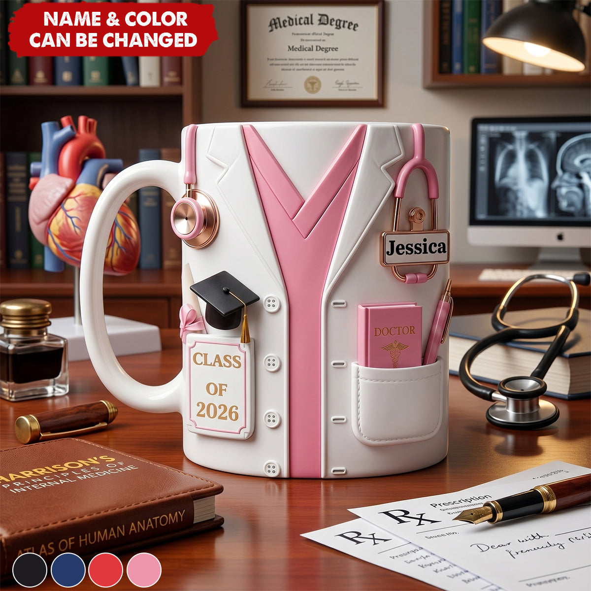 Doctor Class Of, Personalized Custom Coffee Mug, Gift For Doctors