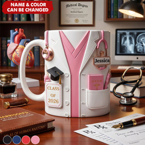 Doctor Class Of, Personalized Custom Coffee Mug, Gift For Doctors