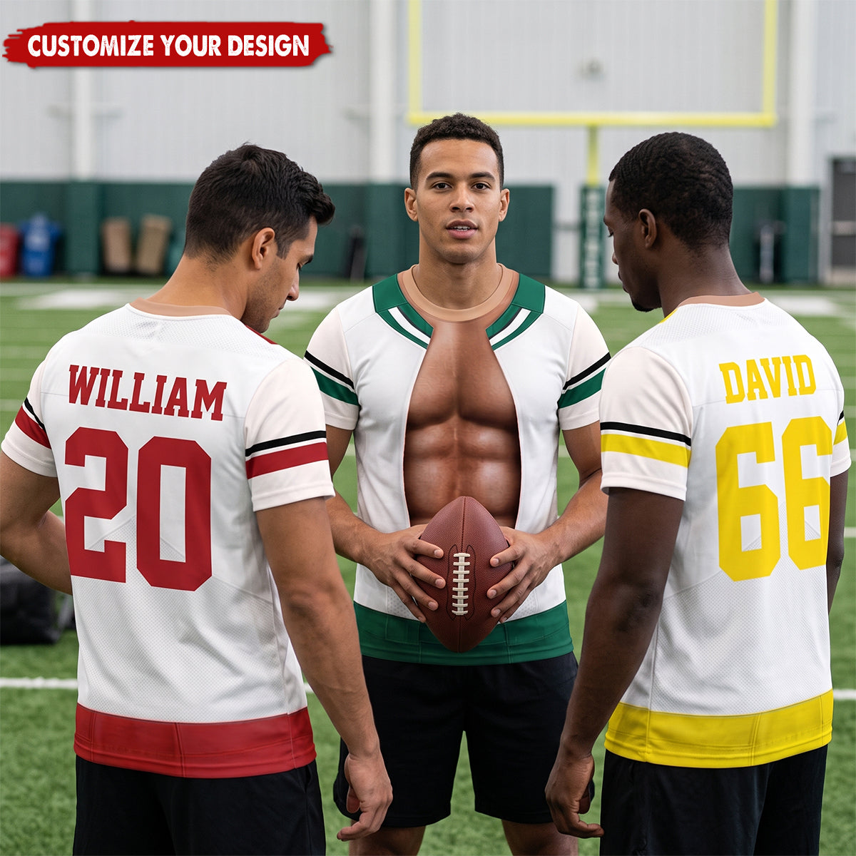 American Football Lover - Personalized All-Over-Print T-Shirt