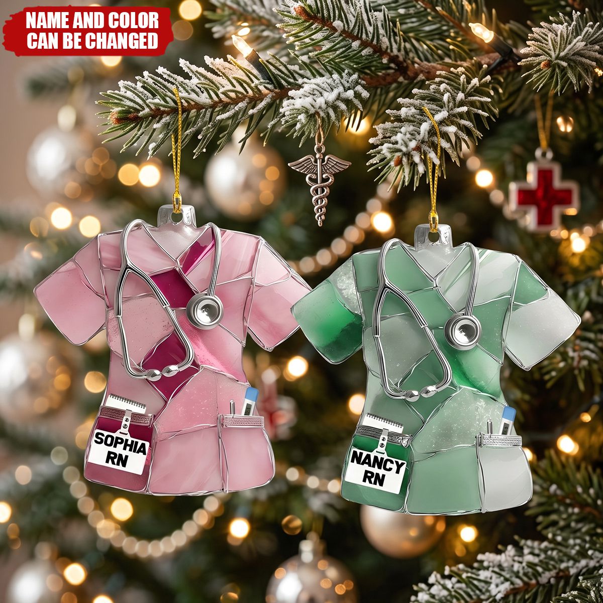 I'm A Nurse - Personalized 1-Layer Acrylic Ornament