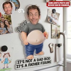 Taste Testing Is a Dad’s Duty - Personalized Acrylic Fridge Magnet, Father’s Day Gift for Dad, Husband, Grandpa