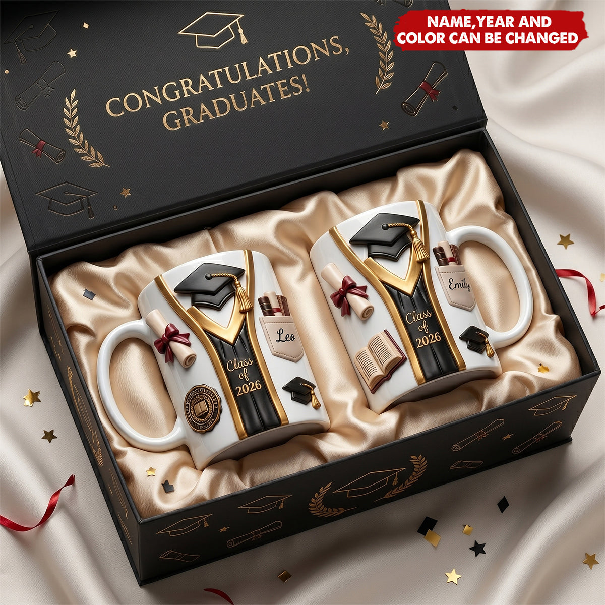 Class of - Personalized Custom Coffee Mug, Gift For Graduates and Students
