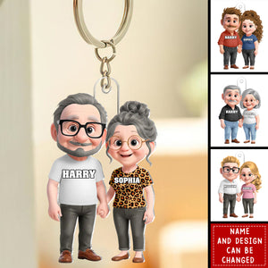 Love You For Life - Personalized Keychain, Gift for Couple, for Him, for Her