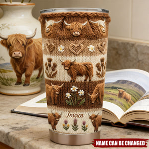 Love Highland Cows - Personalized Highland Cow Tumbler