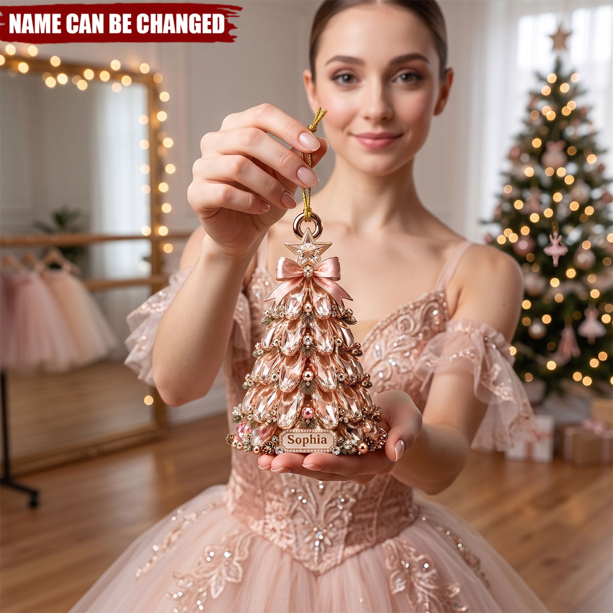 All You Need Is Love and Ballet - Personalized Acrylic Ornament