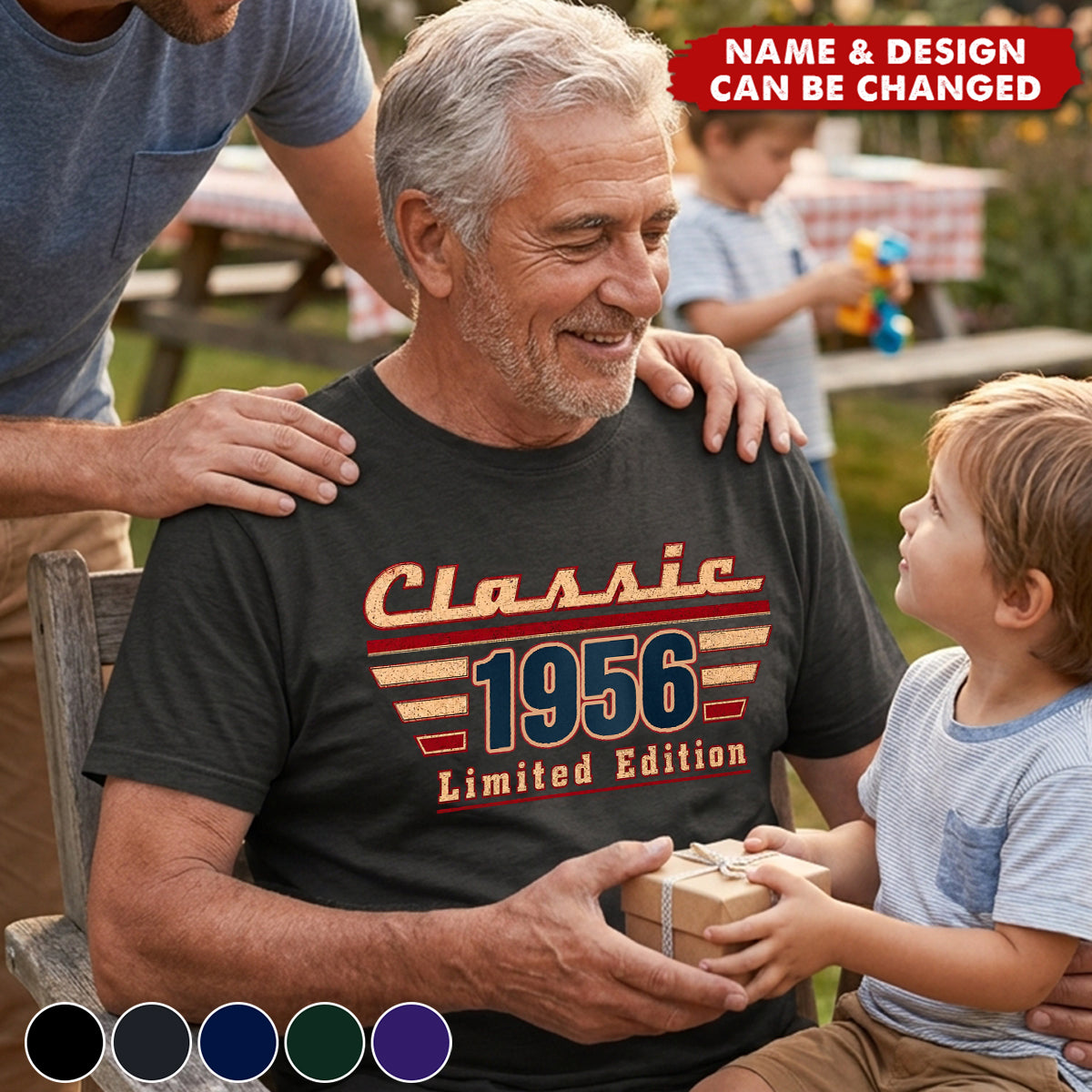 Custom T-shirt, Hoodie - Personalized Father's Day Birthday Gifts For Dad, Grandpa, Family, Yourself - Generations Built On Love