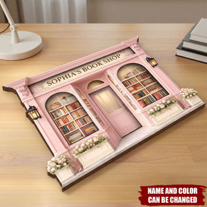 Reading Nook - Personalized Bookshop Wooden Block