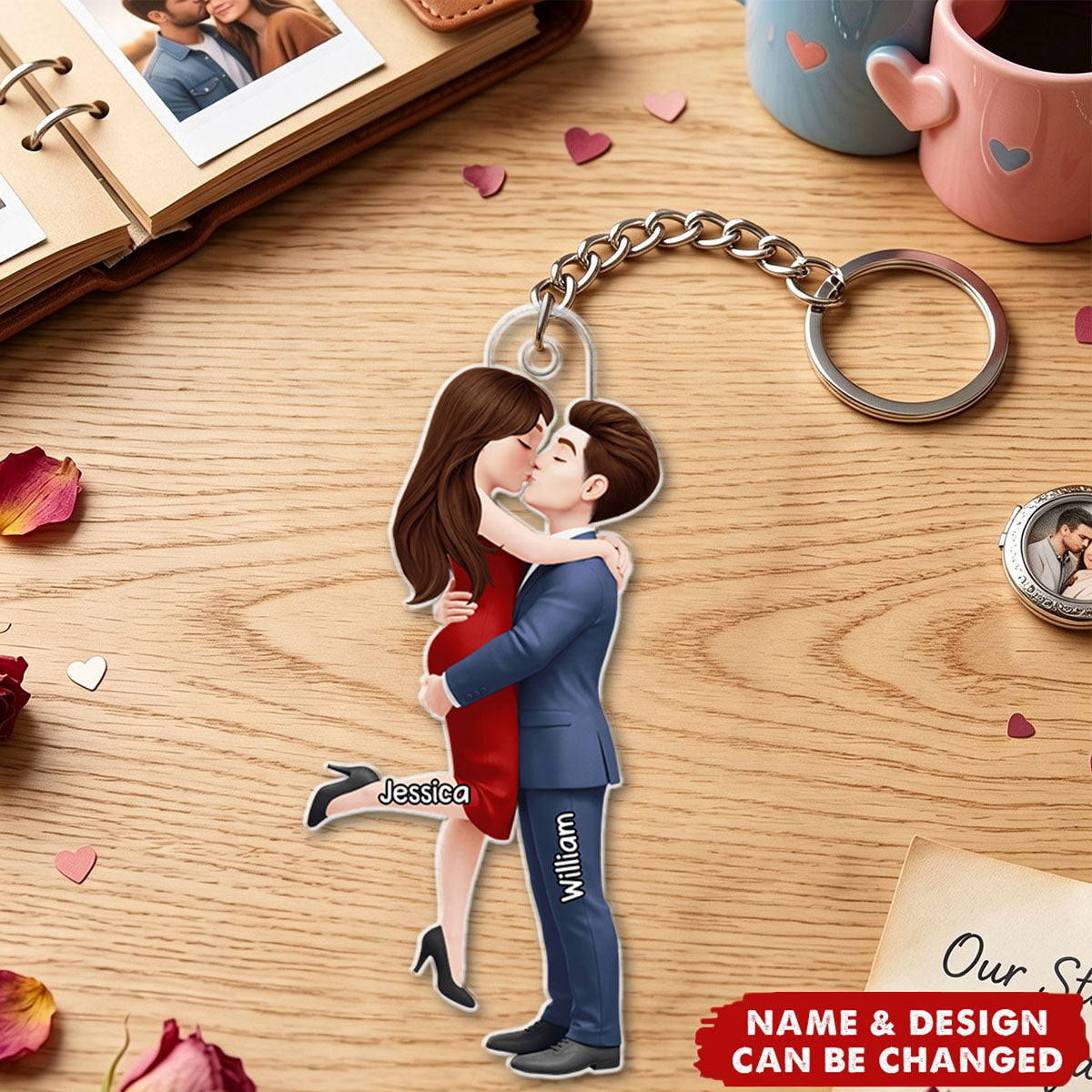 My Missing Piece - Personalized Acrylic Keychain