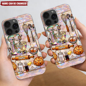 For The Love Of Baking, Create Delicious Memories, Personalized Phone Case