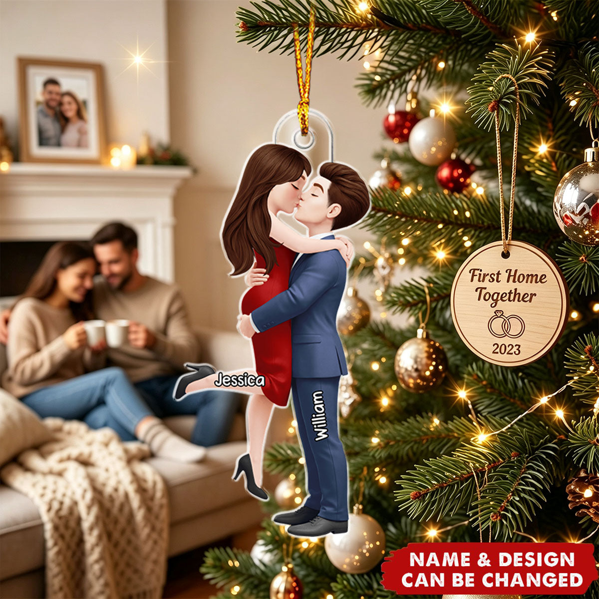 My Missing Piece - Personalized Acrylic Custom Shape Ornament