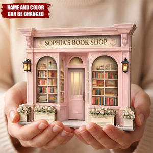 Reading Nook - Personalized Bookshop Wooden Block