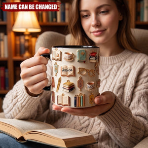 Book Lover - Personalized Custom Coffee Mug