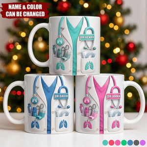 Celebrate Your Favorite Doctor With This Custom White Coat Design, Coffee Mug
