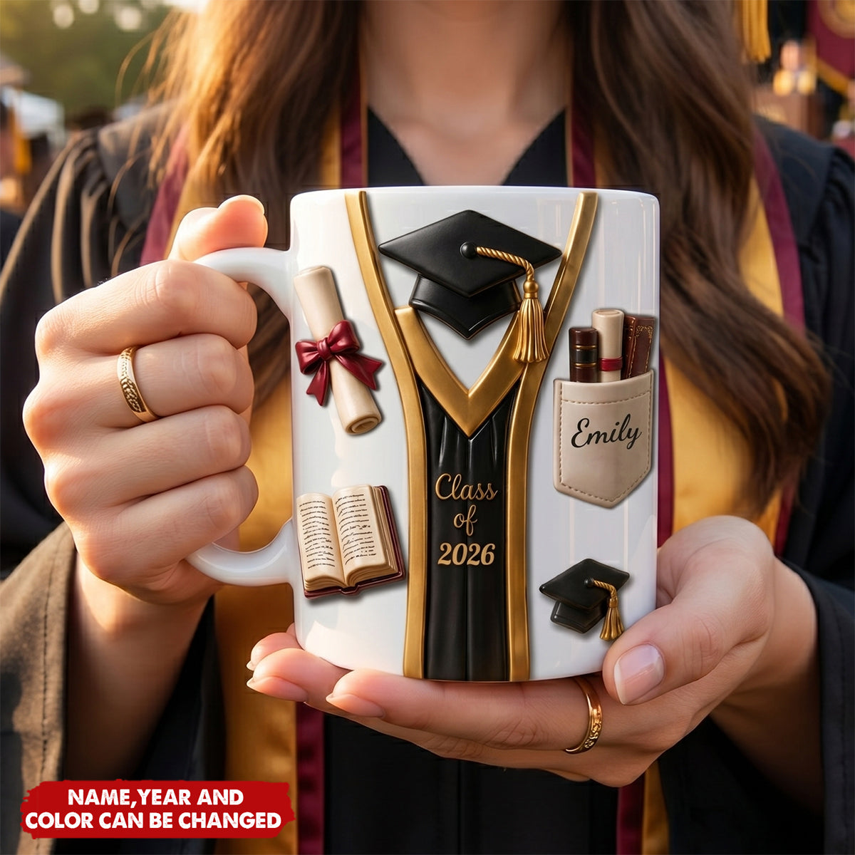 Class of - Personalized Custom Coffee Mug, Gift For Graduates and Students
