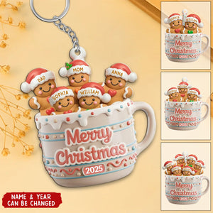 Cookie Crew Forever Personalized Acrylic Keychain - Gifts For Family