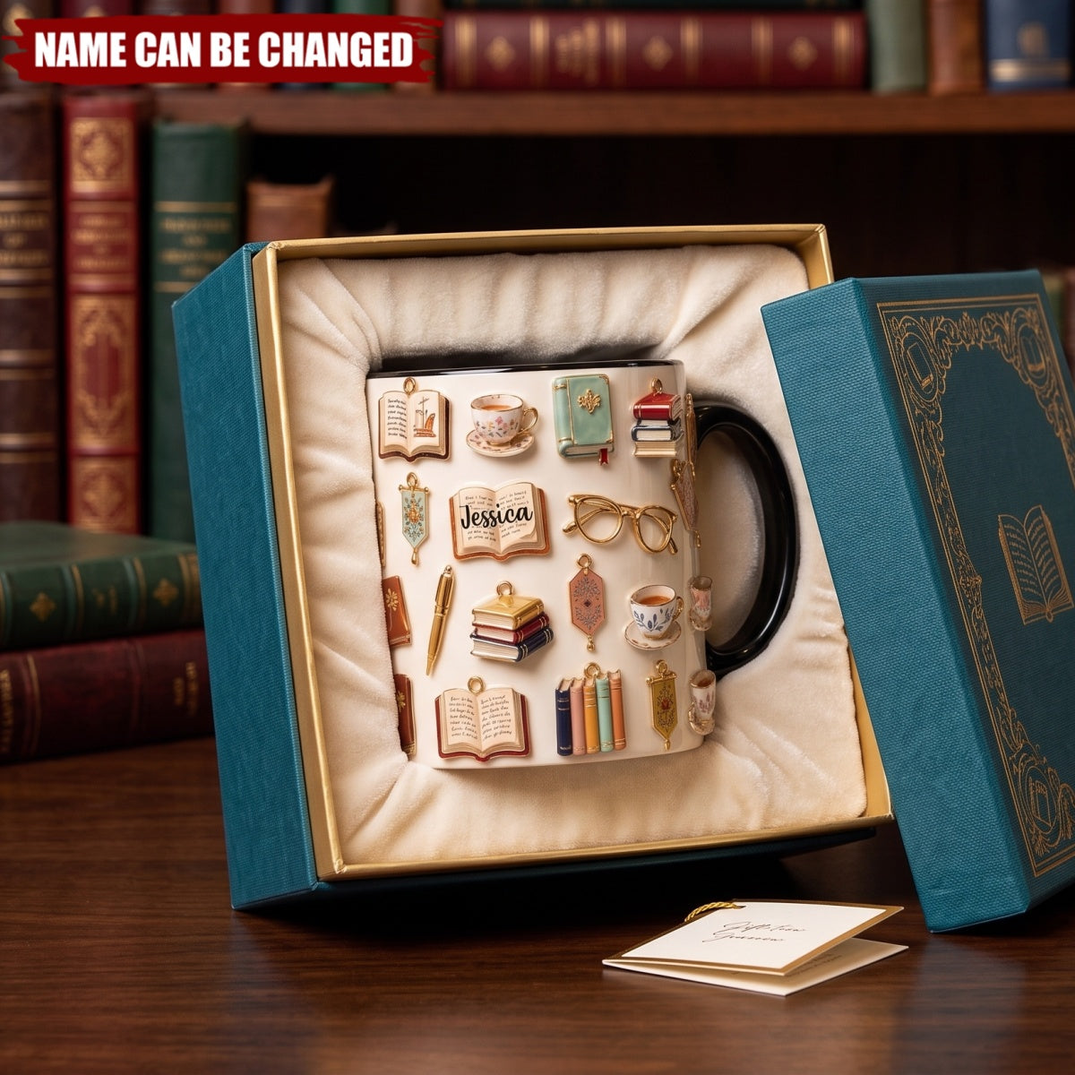 Book Lover - Personalized Custom Coffee Mug
