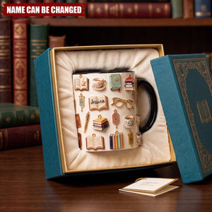 Book Lover - Personalized Custom Coffee Mug