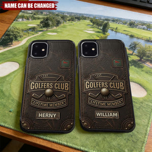 Life Time Golf Club Member - Personalized Golf Fully Printed Wallet Phone Case